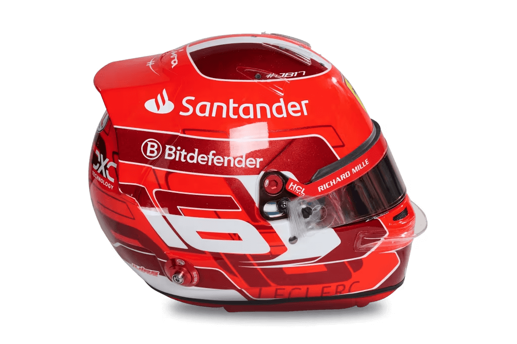 Capacete Leclerc 2024